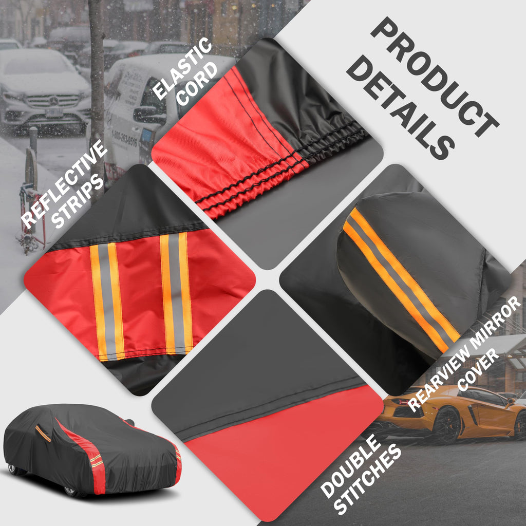 MBLCOOVERS Car Cover Outdoor Automobiles Waterproof All Weater Truck Cover for Chevy Silverado, GMC Sierra, Ford F150/F 150 Heavy Duty Outdoor Pickup Cover Snow Uv Sun Protection