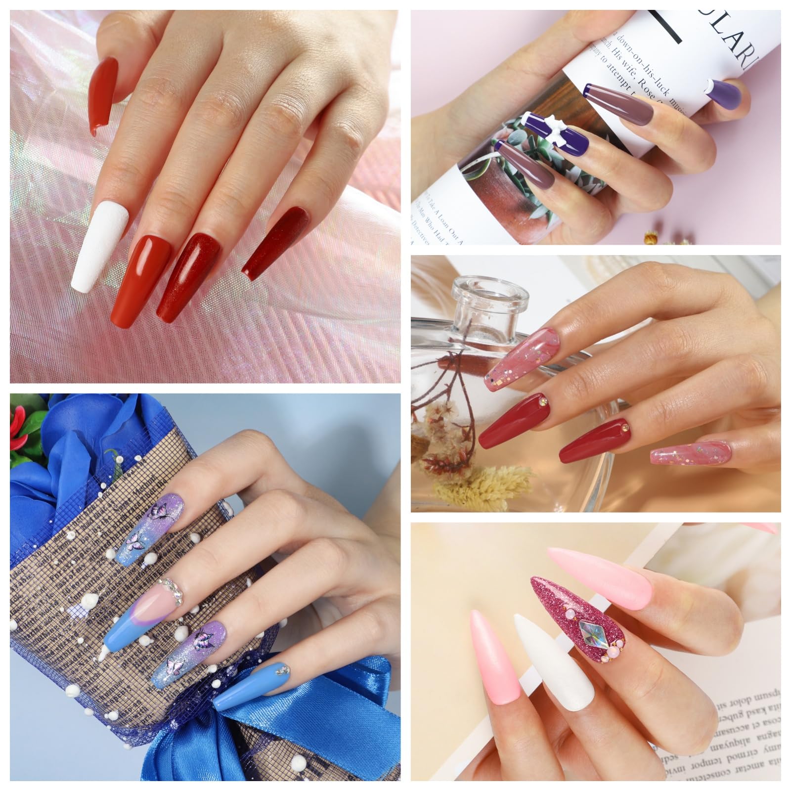 COSCELIA 53pcs Gel Nail Polish Kit with U V light and Drill Starter Kit 35 Colors Gel Nail Polish with 5pcs Top Base Coat Nail Art Professional Gel Manicure Kits Gifts for Women Teens Girls