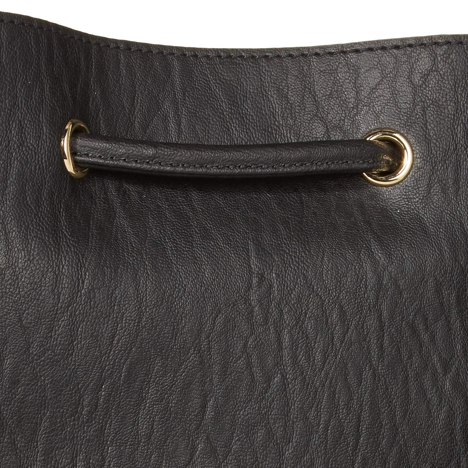 Calvin Klein womens Gabrianna Novelty Bucket Shoulder Bag, Black, One Size