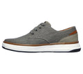 Skechers Men's Moreno Canvas Oxford Shoe, Beige, 12 Wide US