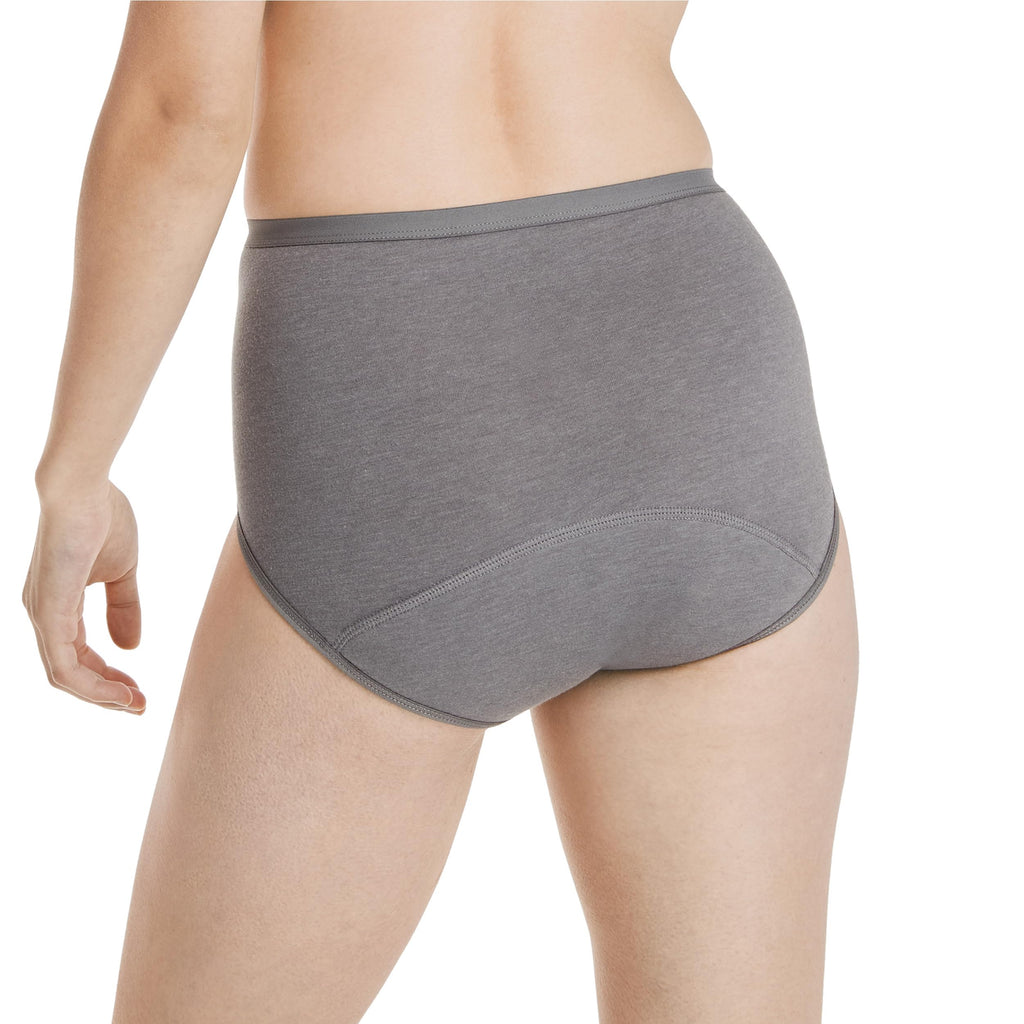Hanes Women's Comfort, Period. Moderate Leaks Period Underwear, Moderate Protection, 3-Pack (Colors May Vary)