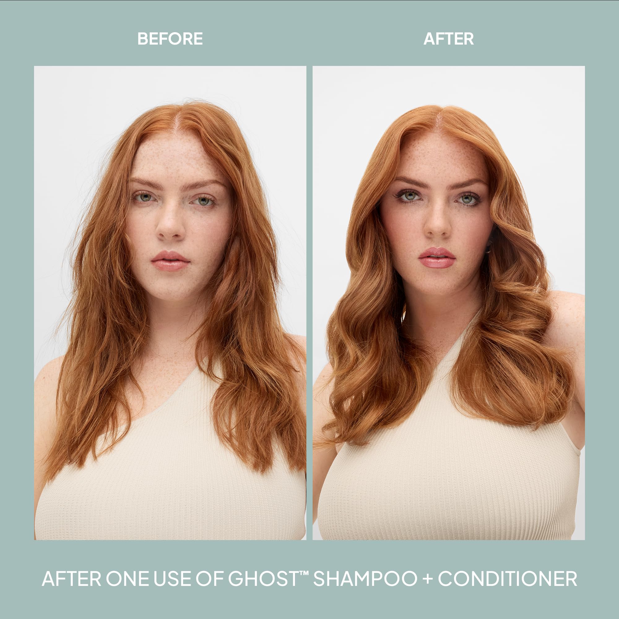 VERB Ghost Shampoo & Conditioner Duo Set, 12 fl oz, Infused with Moringa Oil -Cleanses + Moisturizes Fine and Weighed Down Hair - Vegan, No Parabens or Harmful Sulfates