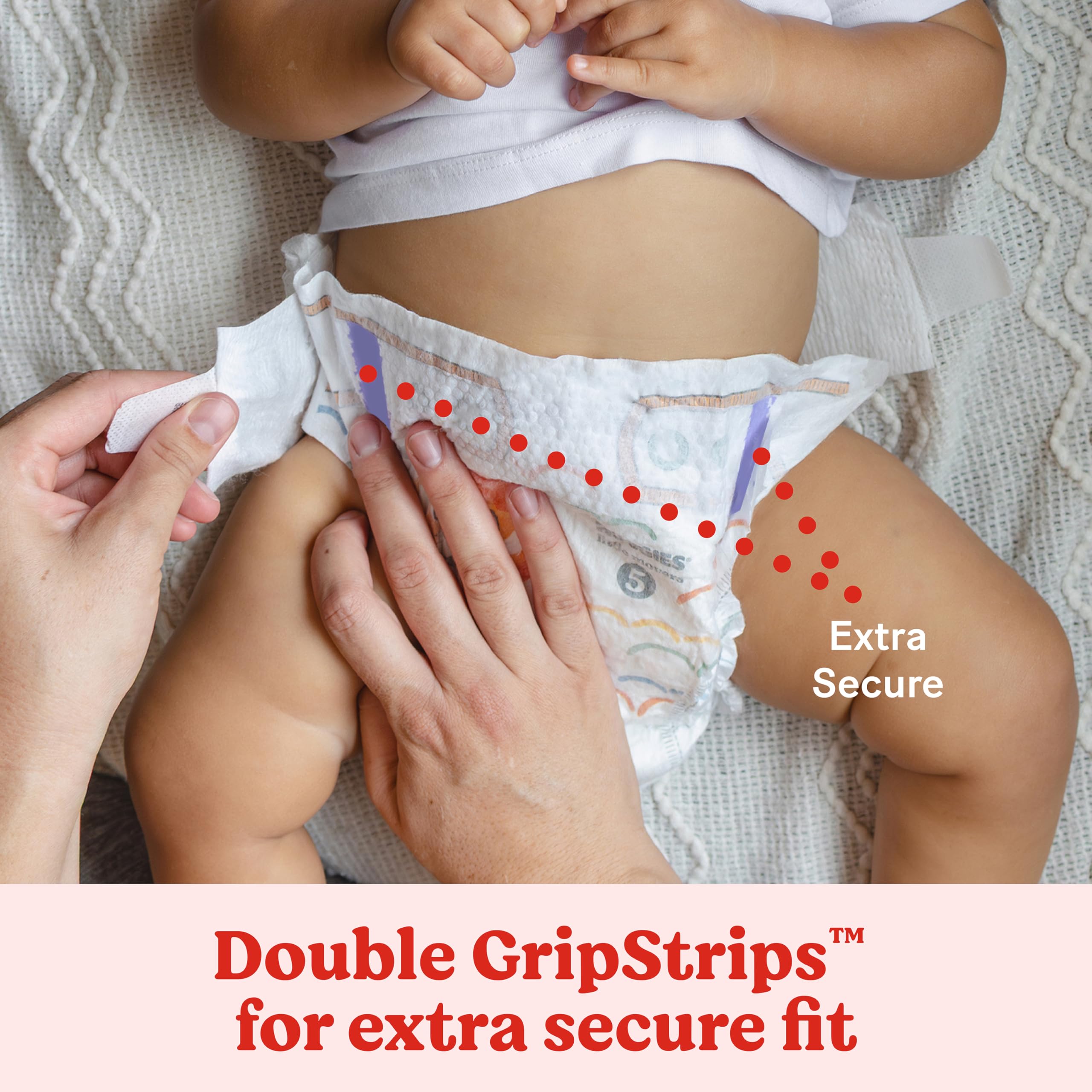 Huggies Size 5 Diapers, Little Movers Baby Diapers, Size 5 (27+ lbs), 132 Count (2 Packs of 66), Packaging May Vary