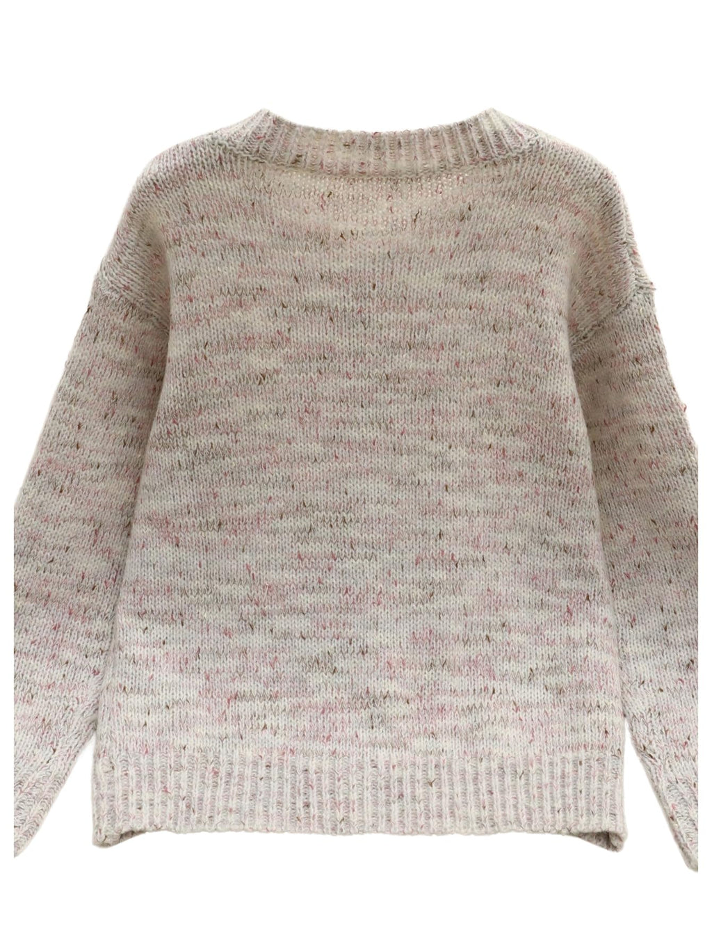 WDIRARA Women's Button Down Cardigan Sweaters Crewneck Long Sleeve Knit Outerwear Casual Knitwear Apricot Medium