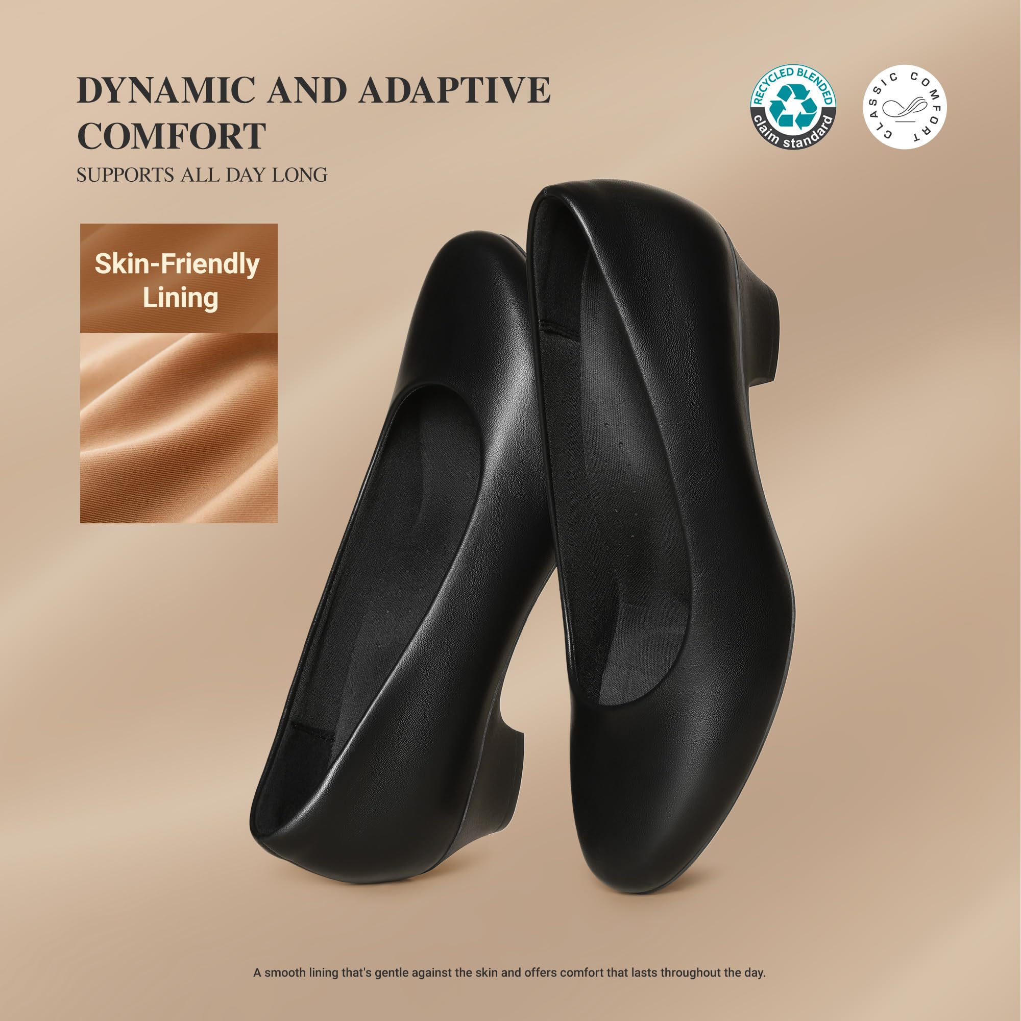 DREAM PAIRS Women's Chunky Closed Toe Dress Low Block Heels Comfortable Slip On Work Pumps Wedding Casual Shoes,Size 8,Black,SDPU26009W