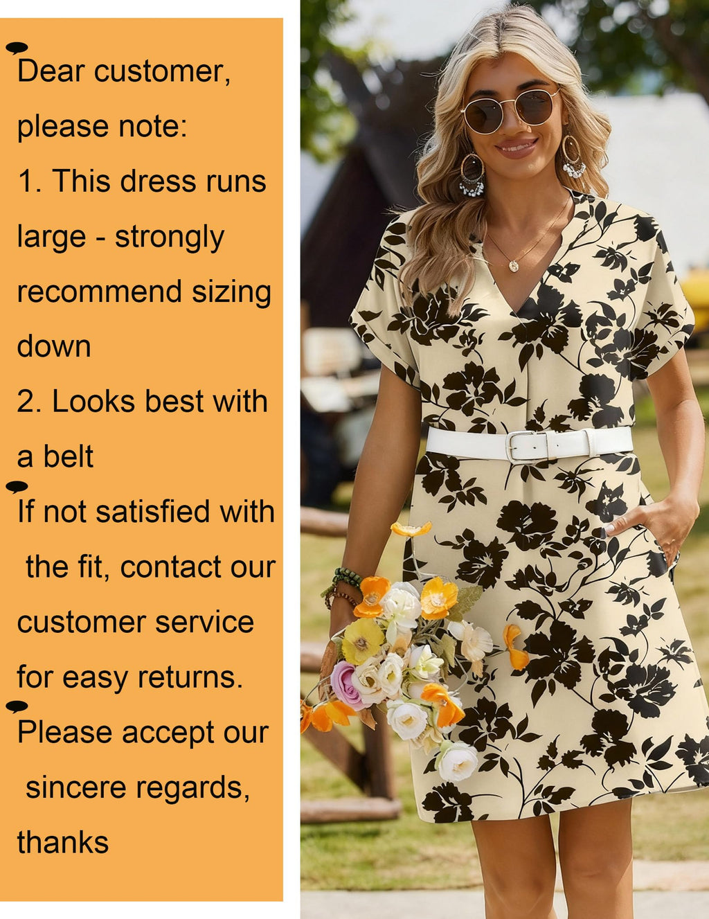 Zeagoo Summer Wedding Guest Dress Womens Shift Dresses with Sleeves Summer Dress for Womens Dresses Sundress with Pockets Short Sleeve Knee Length Dress Women V Neck A Line Dresses