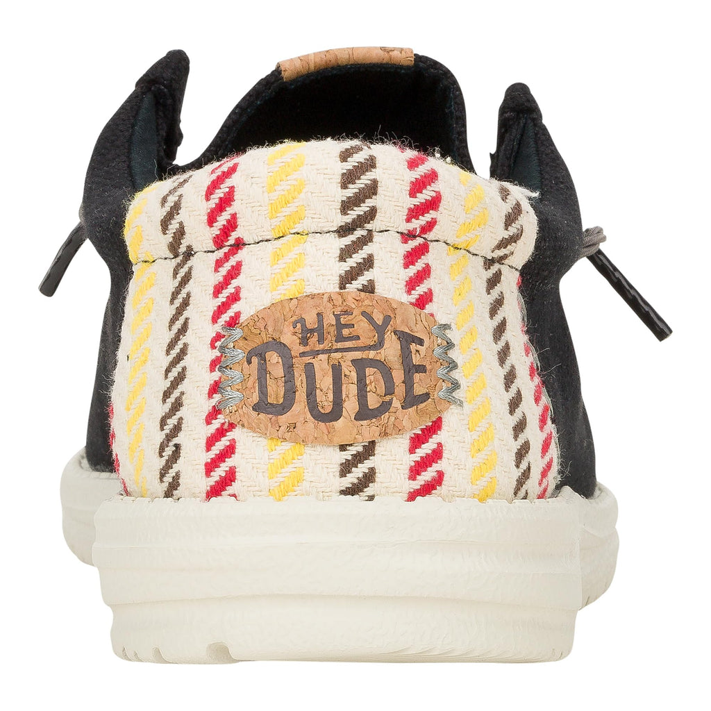 HEYDUDE Wally Resort, Mens Shoes, Men's Slip-on Loafers, Comfortable & Light-Weight Black/Multi