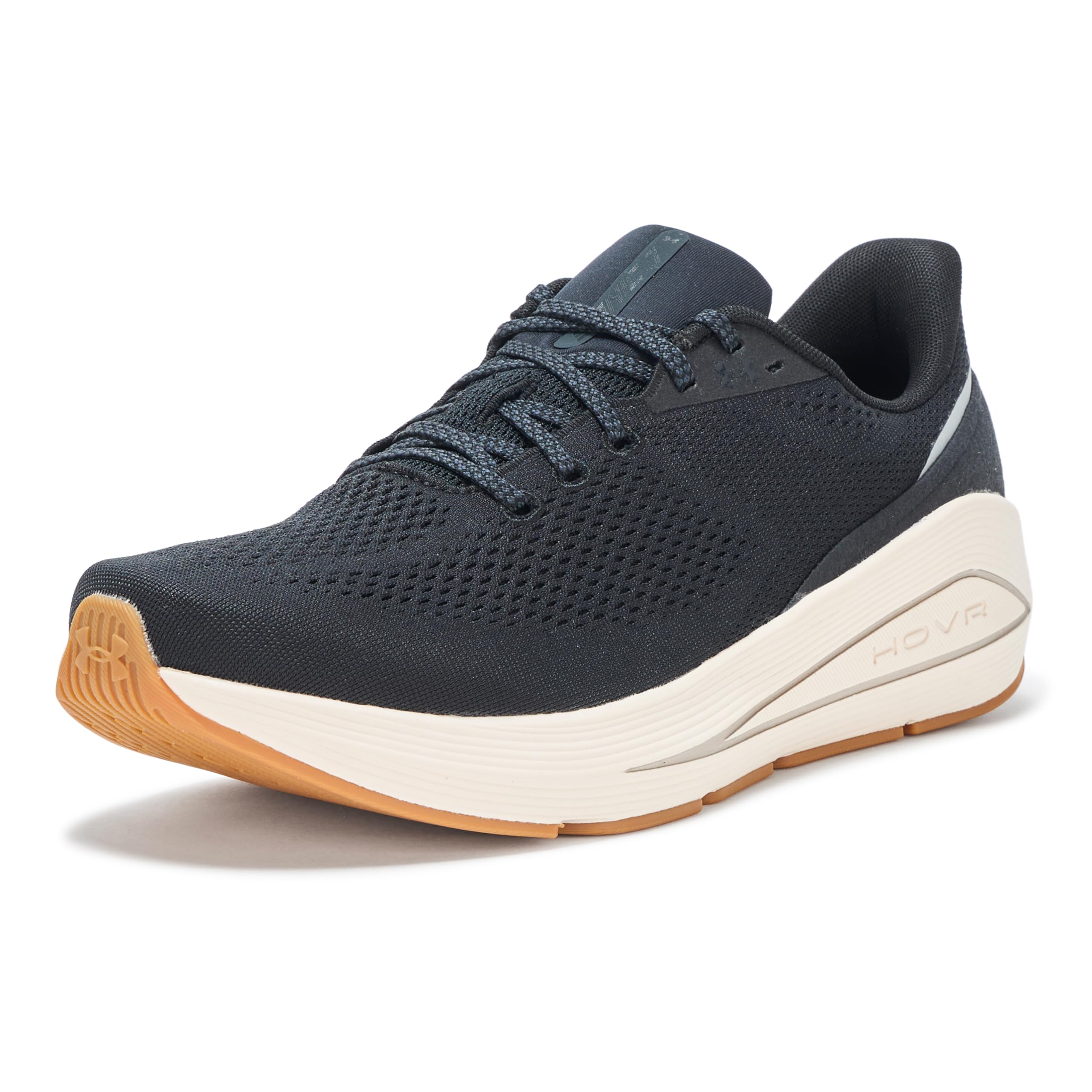 Under Armour Men's HOVR Sonic 7, (001) Black/Stone/Anthracite, 8, US