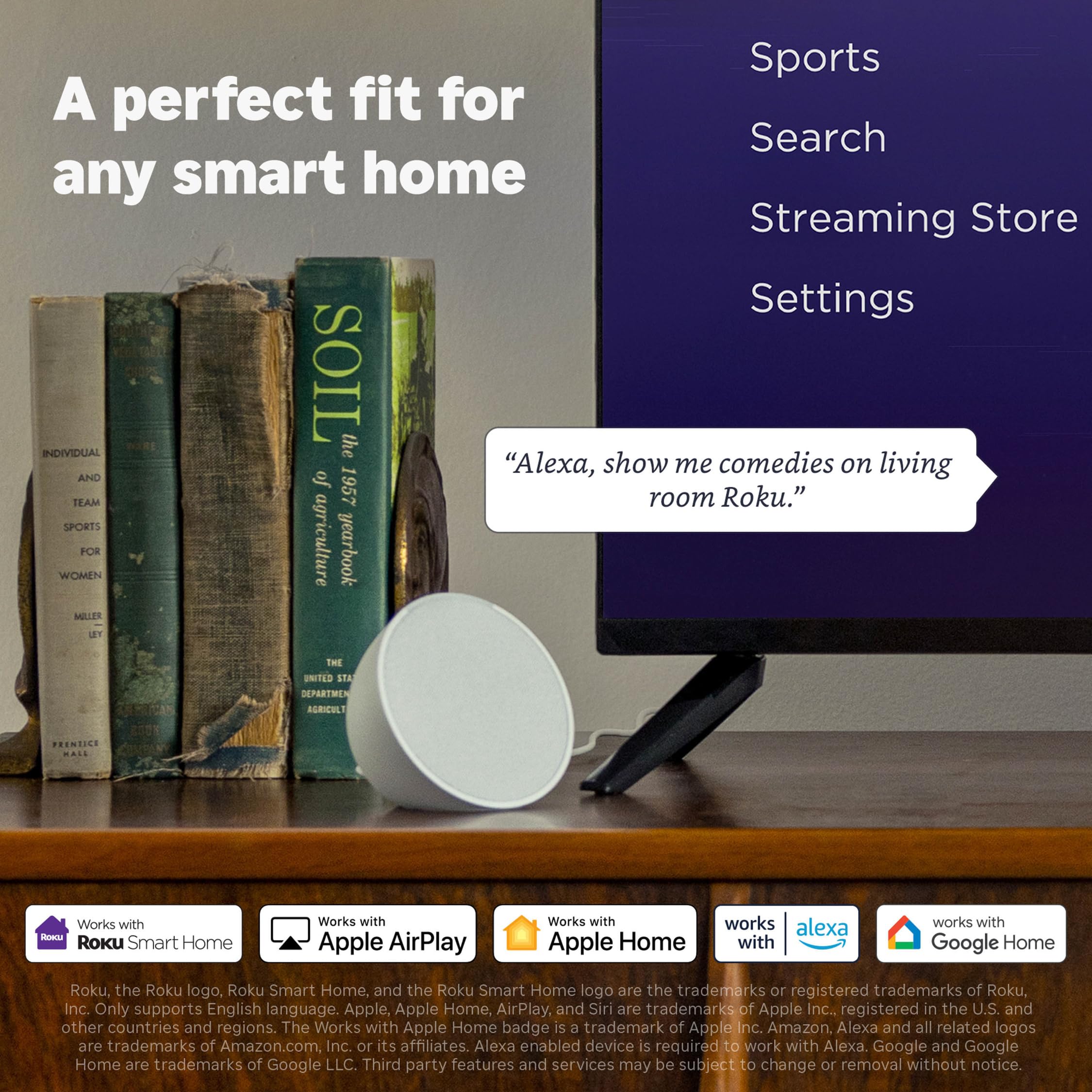 Roku Ultra - Ultimate Streaming Player - 4K Streaming Device for TV with HDR10+, Dolby Vision & Atmos - Bluetooth & Wi-Fi 6- Rechargeable Voice Remote Pro with Backlit Buttons - Free & Live TV