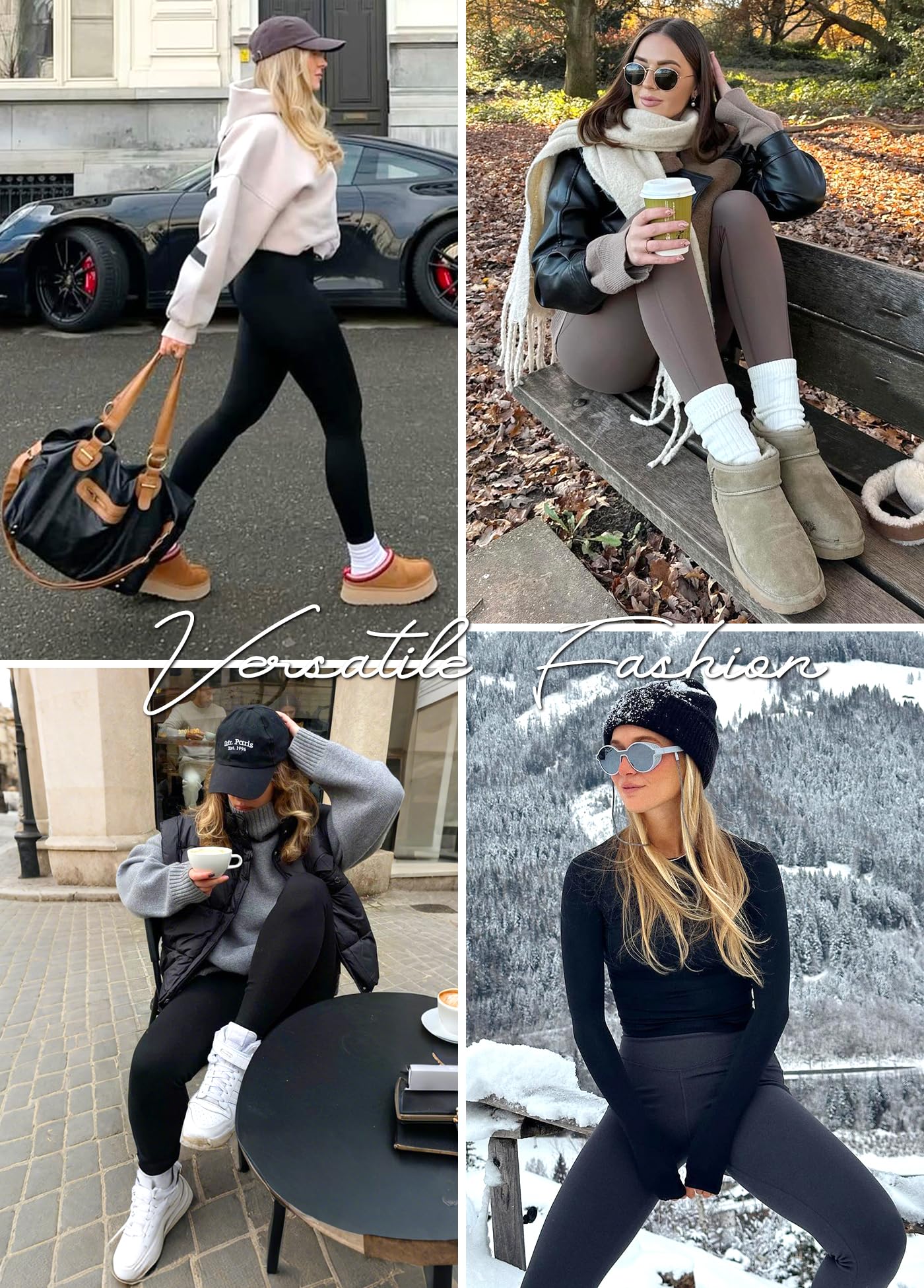 Laite Hebe Leggings for Women - High Waisted Full Length Buttery Soft Yoga Pants for Workout Athletic Daily