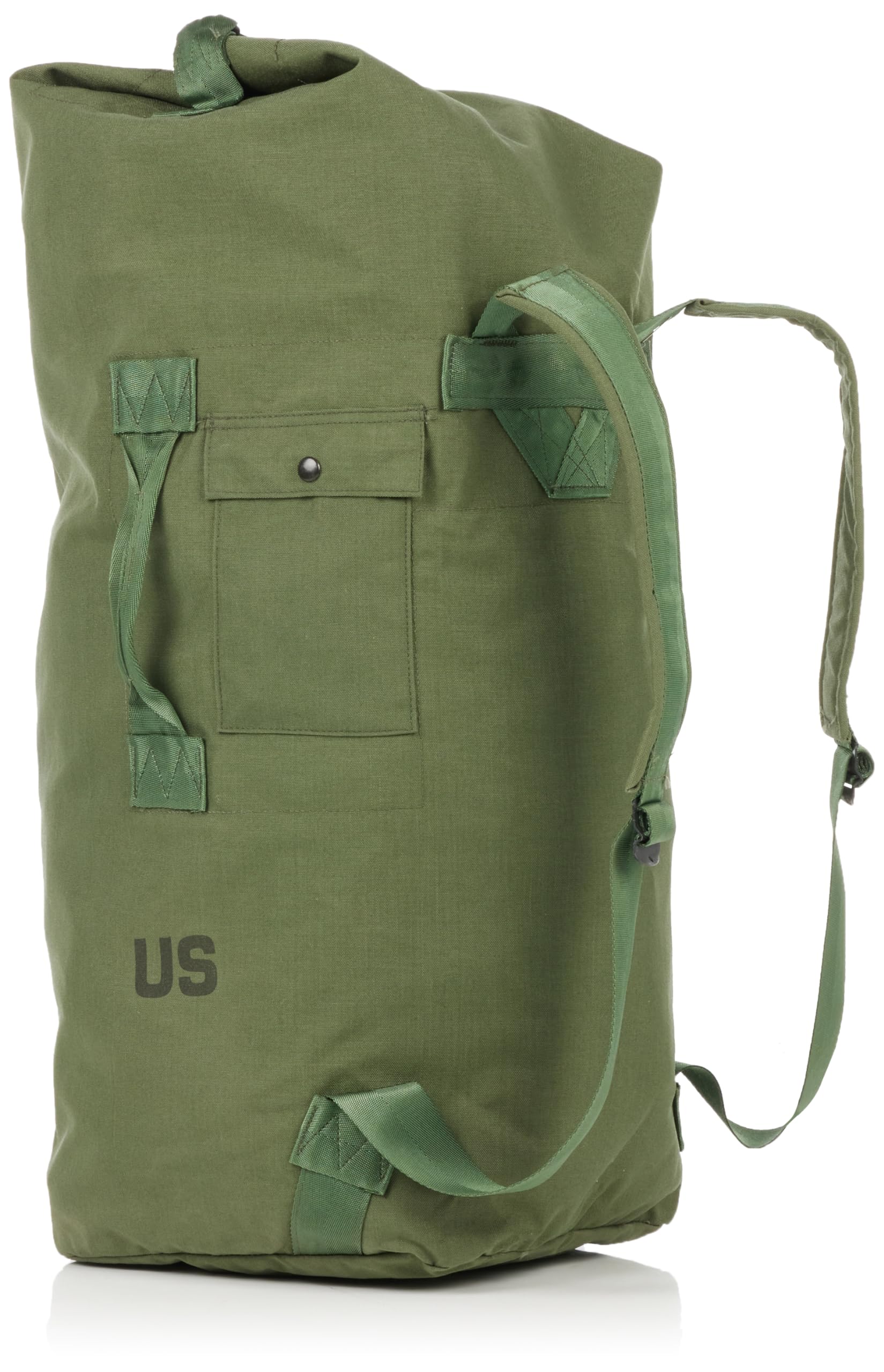 Military Outdoor Clothing Previously Issued Government Olive Drab Cordura 2 Strap Duffle Bag