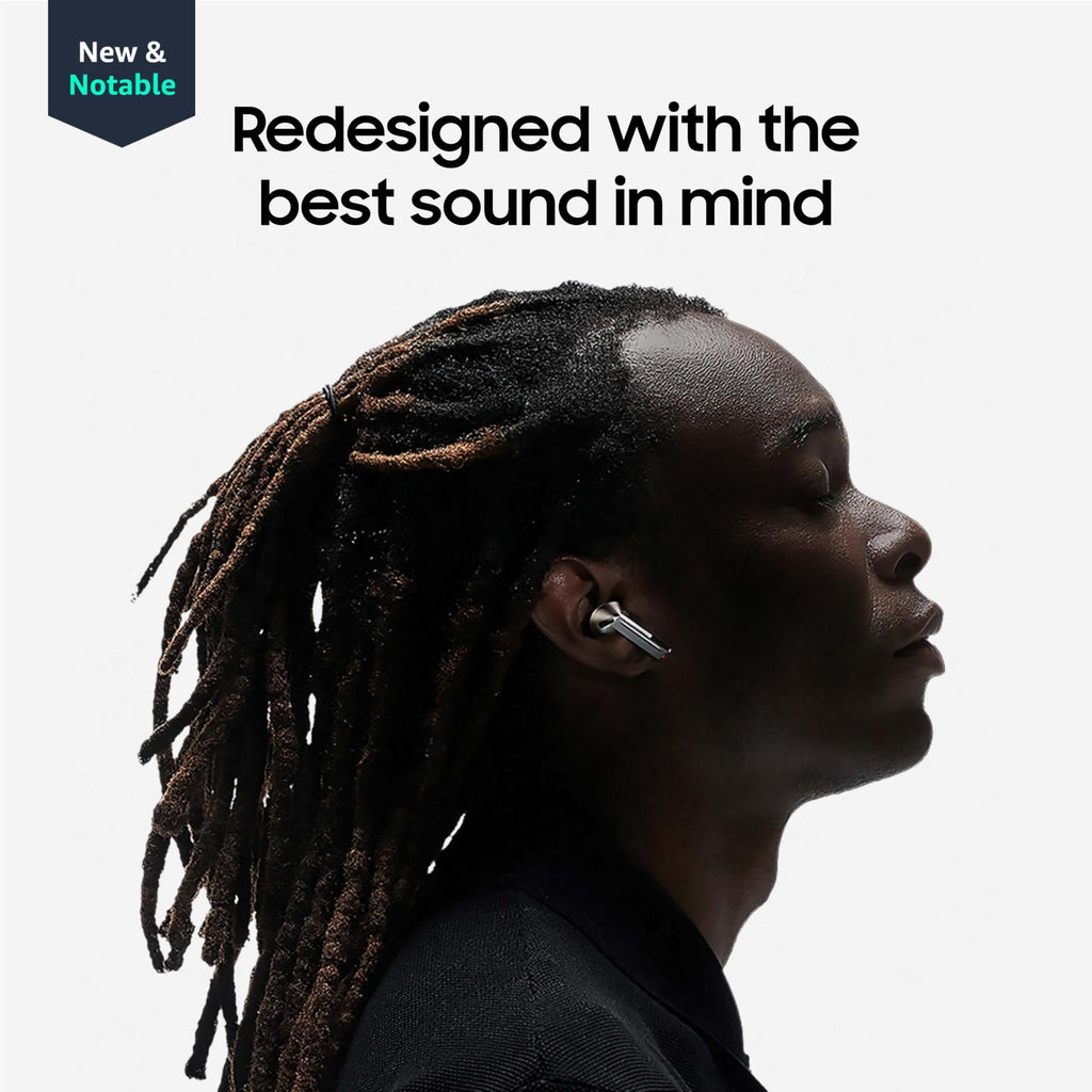 Samsung Galaxy Buds 3 Pro AI True Wireless Bluetooth Earbuds, Noise Cancelling, Sound Optimization, Redesigned Comfort Fit, Silver [US Version, Amazon Exclusive, 2Yr Warranty]