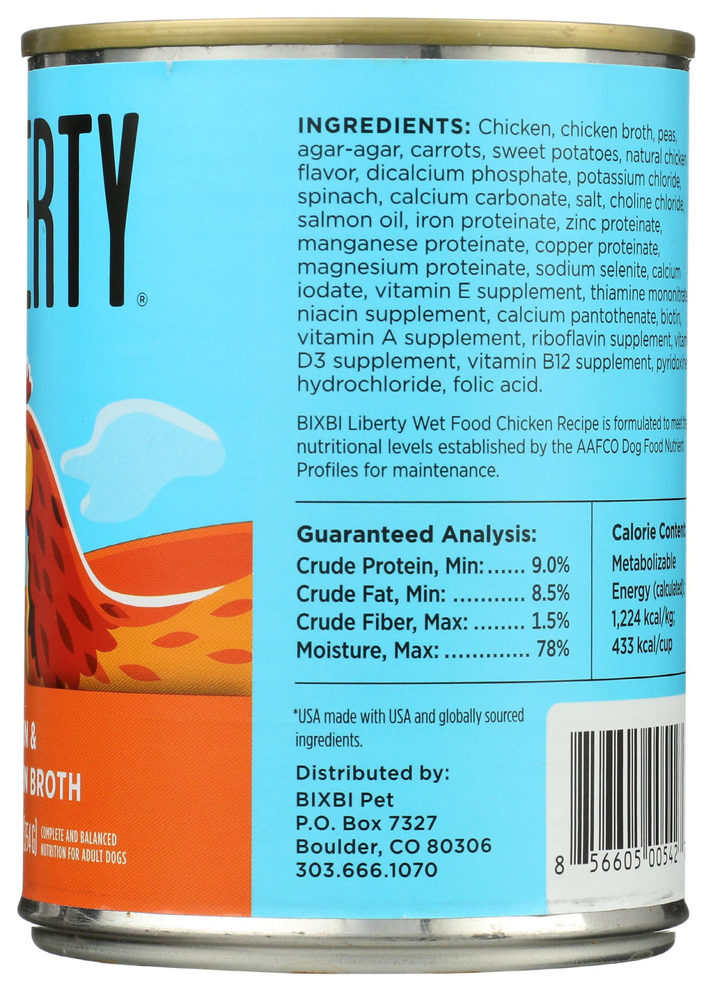 BUCKLEY PET Liberty Chicken Recipe Dog Food, 12.5 OZ
