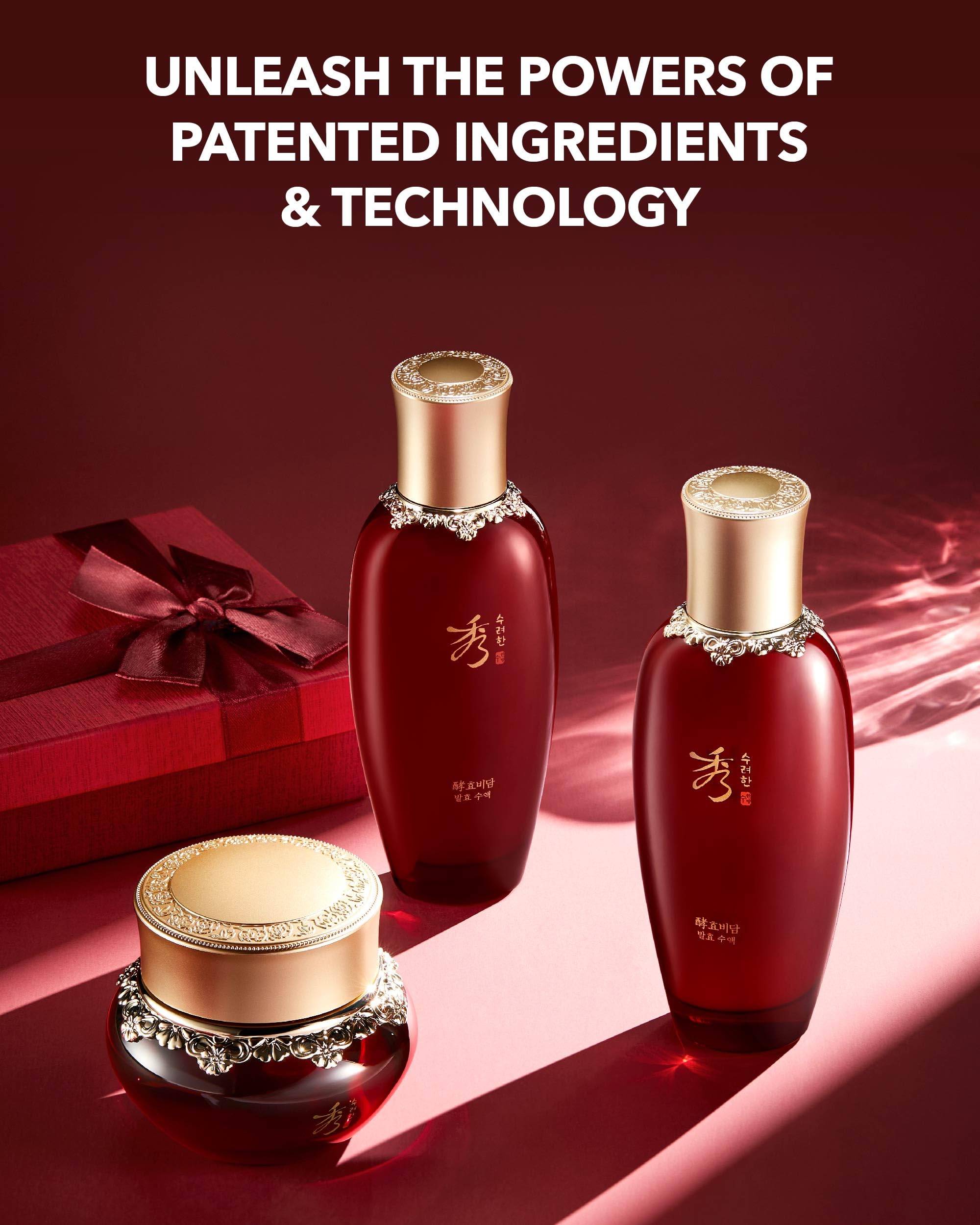 Sooryehan Hyobidam (Fermented Toner, 5.1fl oz) - Korean Skin Care. Highly Nourishing & Hydrating Toner for Firm Skin by LG Beauty. Wild Ginseng.