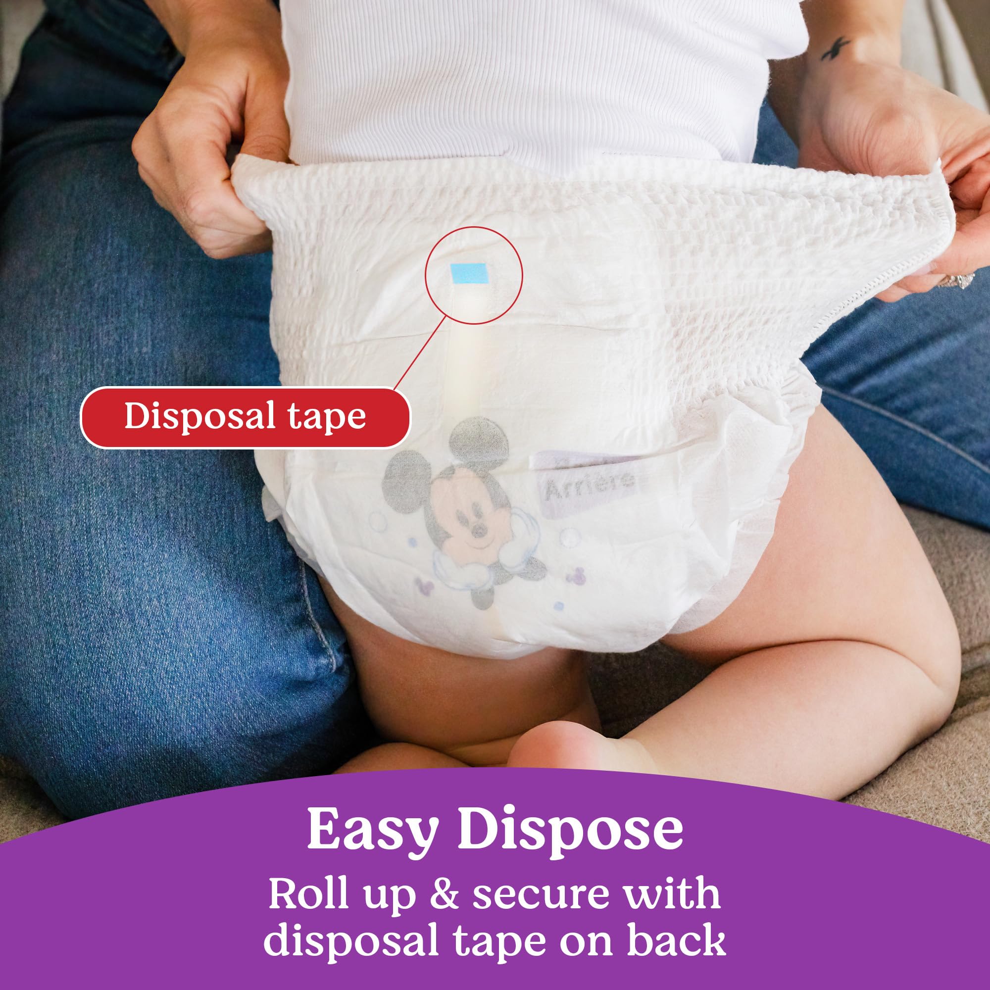 Huggies Size 7 Baby Diapers, Little Movers HuggFit 360° Baby Diapers with 360° Waistband, Size 7 (41+ lbs), 88 Count (2 Packs of 44), Packaging May Vary