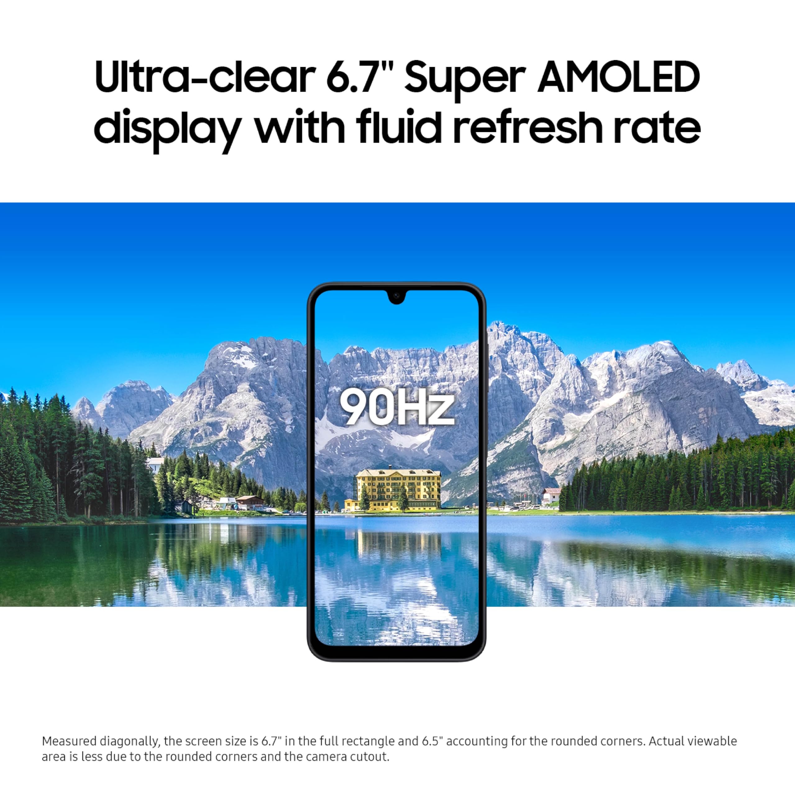 Samsung Galaxy A17 5G Smart Phone, 128GB, Large AMOLED, High-Res Camera, Durable Design, Super Fast Charging, Expandable Storage, Circle to Search, 2025, US 1 Yr Manufacturer Warranty, Blue