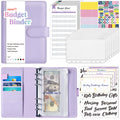 Sooez Budget Binder with Money Saving Challenge, Money Saving Binder with Cash Envelopes, Expense Sheets, Challenge Tracker & Category Labels, Envelope Savings Challenges Book for Home Office School