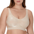 Bali Women's Wireless Bra, Comfort Revolution Full-Coverage Wirefree Bra for Women, Moisture-Wicking