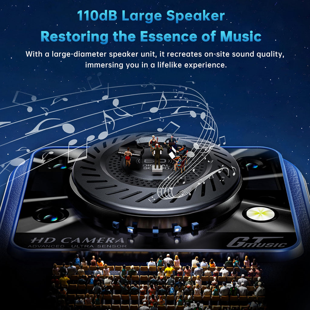 OUKITEL C60 Unlocked Android Phones - Android 15 10000 mAh Battery 16GB +128GB/1TB TF 110dB Speaker Cell Phone, 6.88”HD+ Display 13MP Camera Smartphone, 120LM Flashlight/Fingerprint/4G Dual SIM/OTG