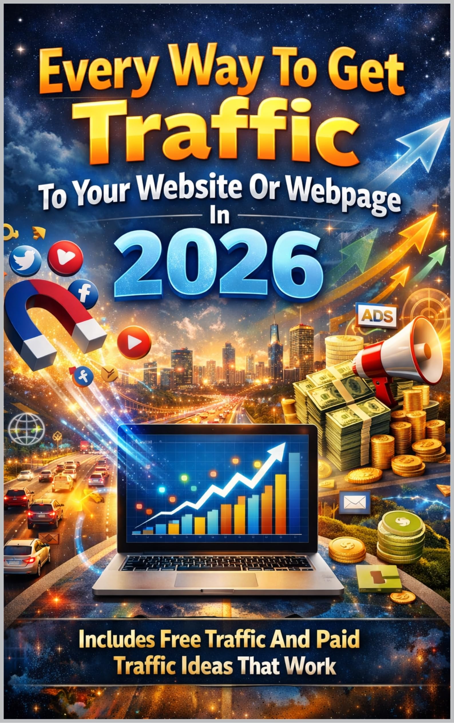 Every Way To Get Traffic To Your Website Or Webpage In 2026: Includes Free Traffic And Paid Traffic Ideas That Work