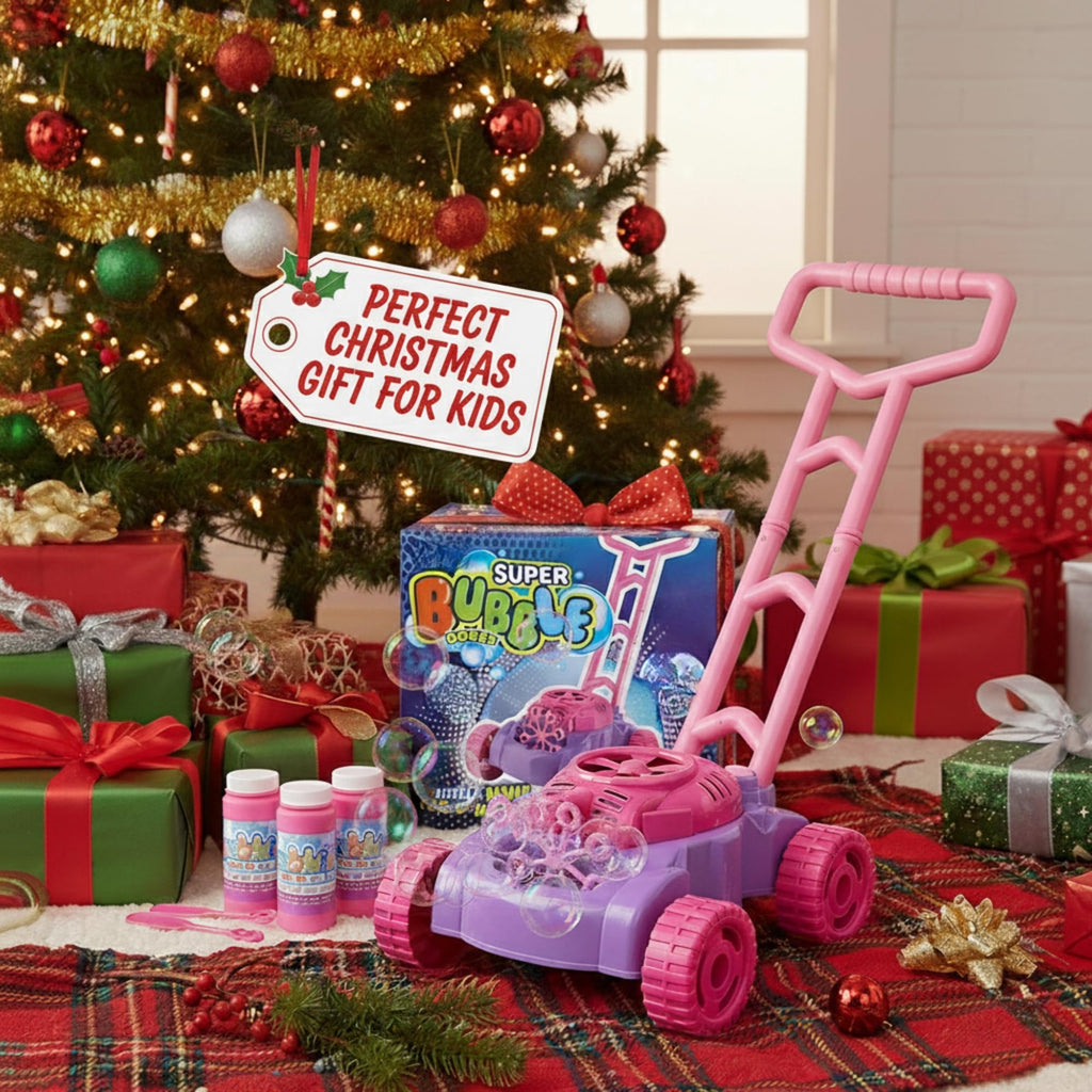 ArtCreativity Bubble Lawn Mower for Toddlers 1-3, Kids Bubble Machine for 1-Year-Old Girl Gifts, Xmas Gifts for Kids, Push Toys for Toddlers Age 1 2 3+ Birthday Gifts for Preschool Girls