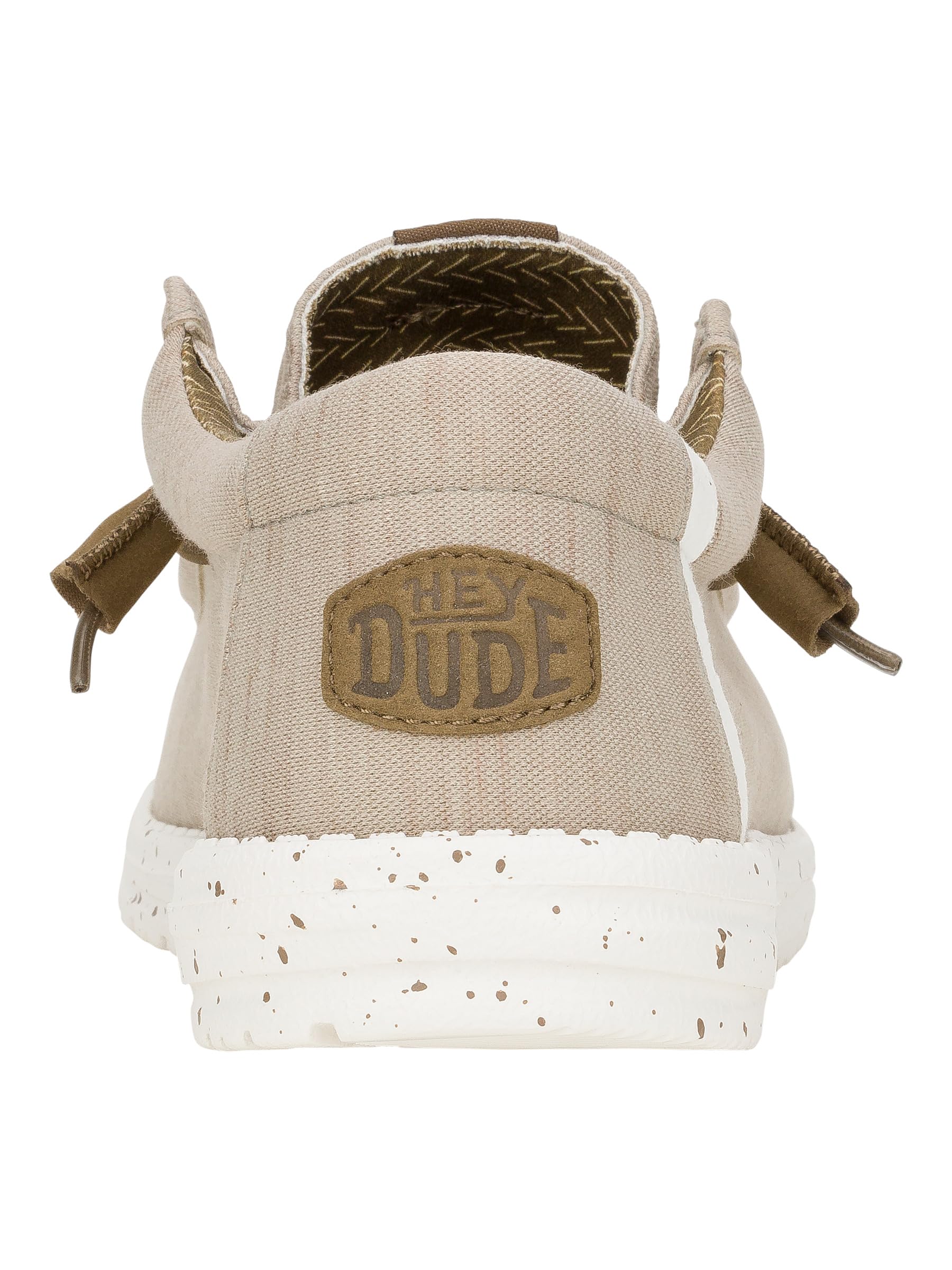 HEYDUDE Men's Wally Stretch Fleece Quarry Size 9, Men’s Shoes, Men's Slip-on Loafers, Comfortable & Light-Weight