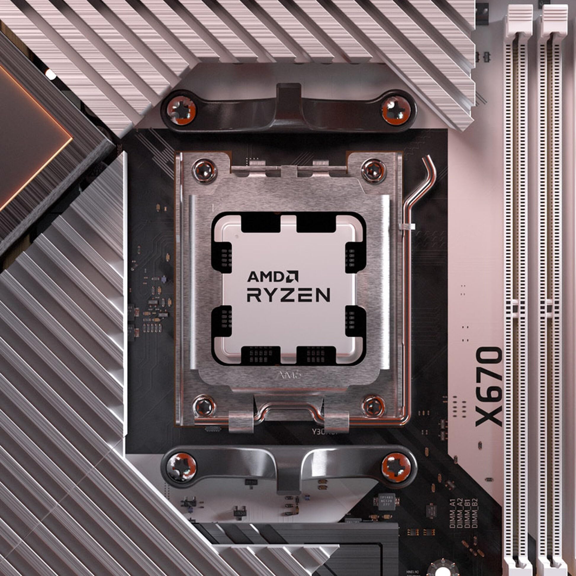 AMD Ryzen 5 7600 6-Core, 12-Thread Unlocked Desktop Processor