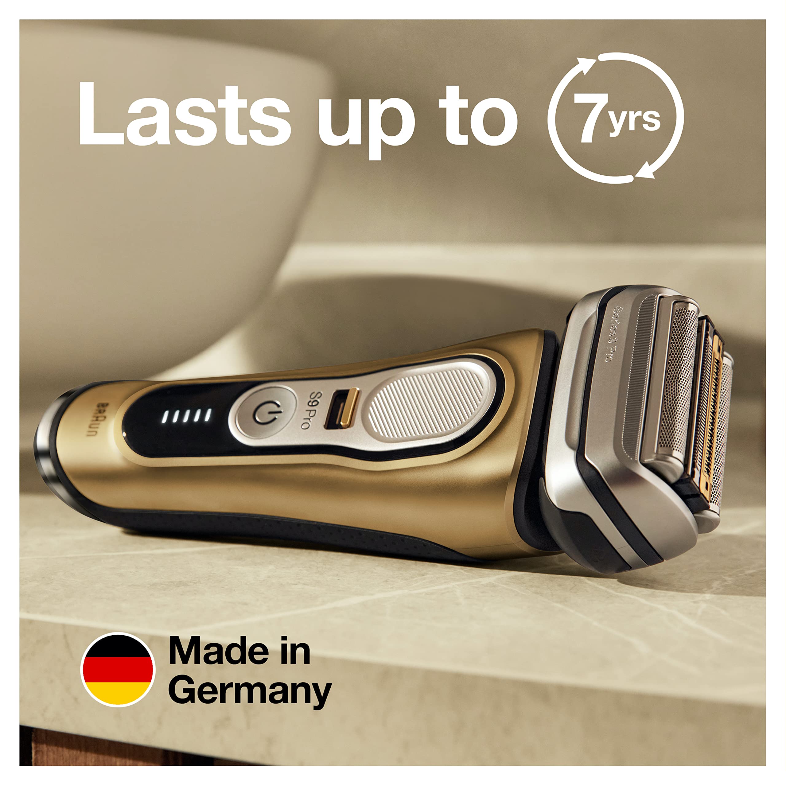Braun Series 9 Pro 9419s Electric Shaver for Men, Wet & Dry Razor, Shaving Kit with 4+1 Head with ProLift Trimmer