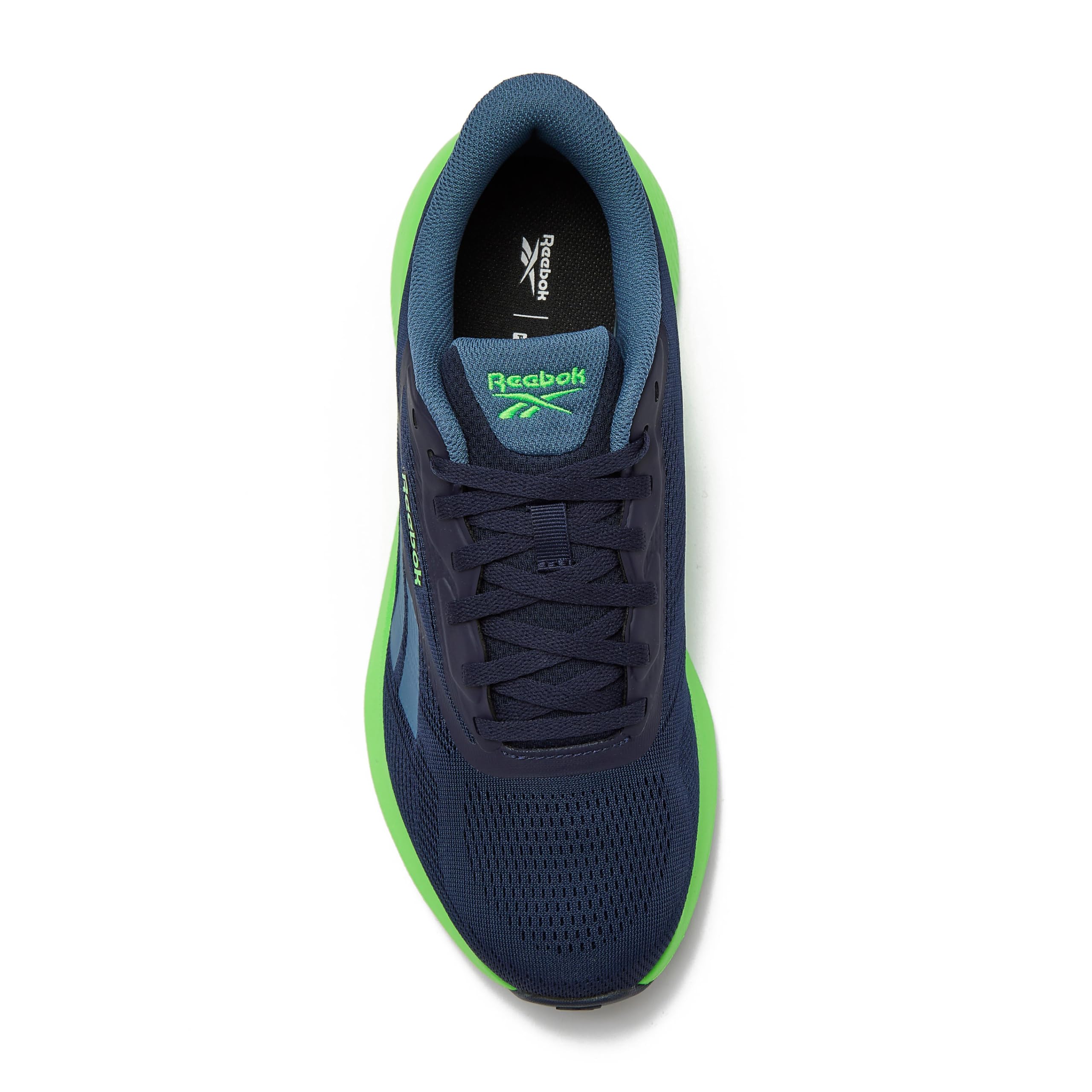 Reebok Energen Run 4 Running Shoes for Men, Lightweight Athletic Mens Sneakers Size 6.5 to 14, White or Black, Vector Navy/Twilight Blue/Solar Lime, 10.5
