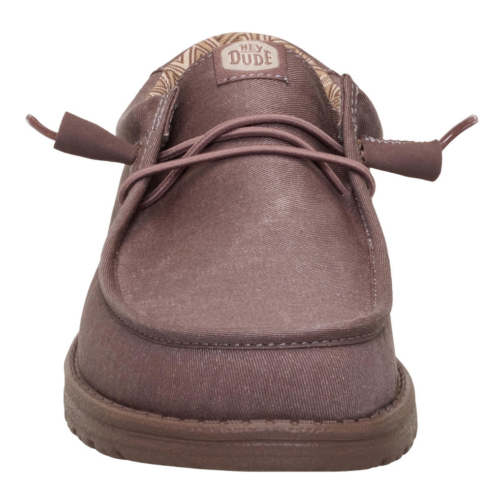 HEYDUDE Wally Stretch Canvas Deep Taupe Size 11, Men’s Shoes, Slip-on Loafers, Comfortable & Light-Weight