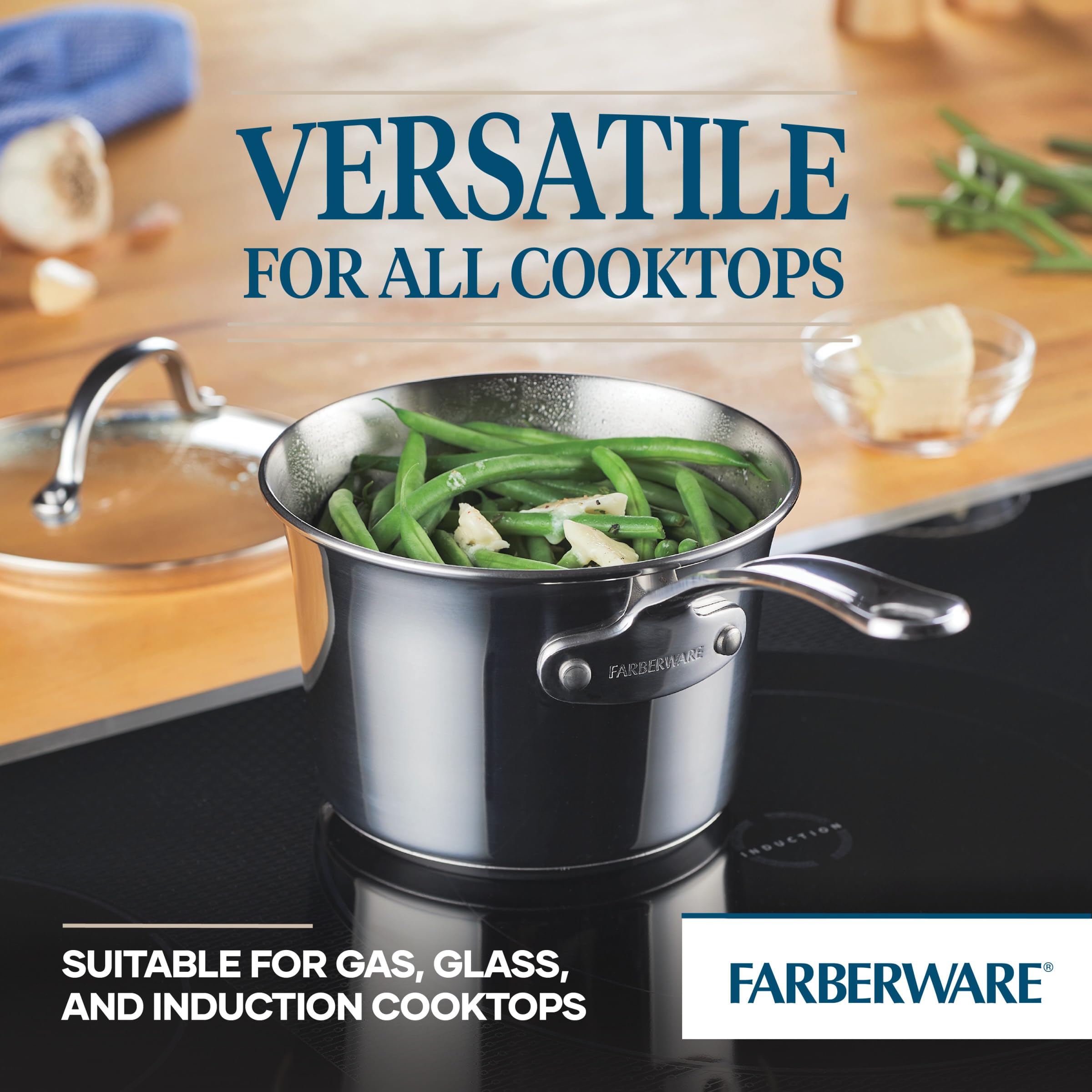 Farberware Millennium Stainless Steel 10-Piece Cookware Set