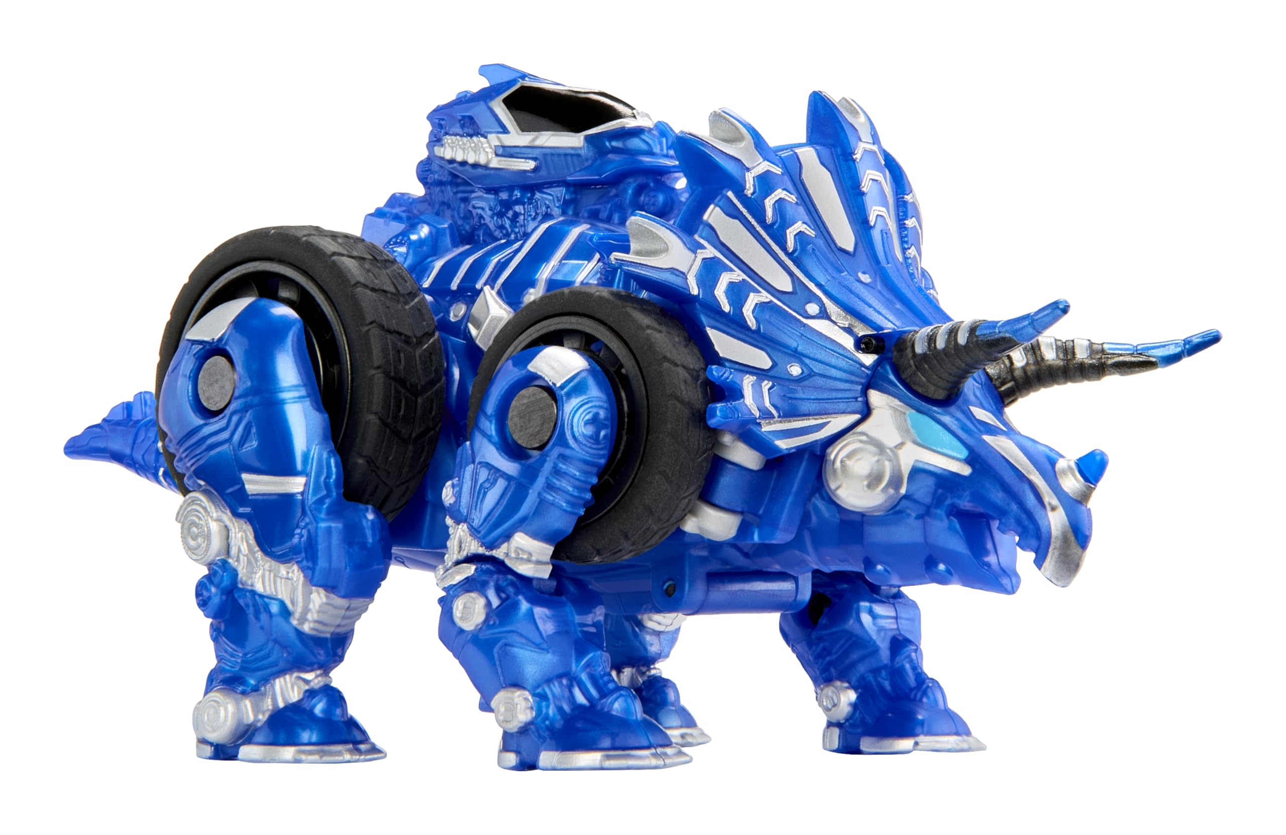 Armorsaurs Evolver Cobalt Transforming Dinosaur to Vehicle Toy, 2-in-1 Dino Figure with Multi-Step Conversion, Kids, Boys, Girls, Ages 6+