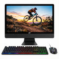 STGSivir All in One Desktop Computer, 22" FHD Display, Intel Core i5 up to 3.7GHz, 16GB RAM, 512GB SSD, WiFi, BT 5.0, RGB Keyboard & Mouse, Webcam, Windows 11 Home