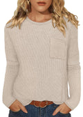 Business Casual Outfits for Women Trendy Spring Fashion 2026 Dressy Long Sleeve Tops Cute Comfy Womens Tops Lightweight Basic Blouses Waffle Knit Winter Clothing for Women Apricot XL