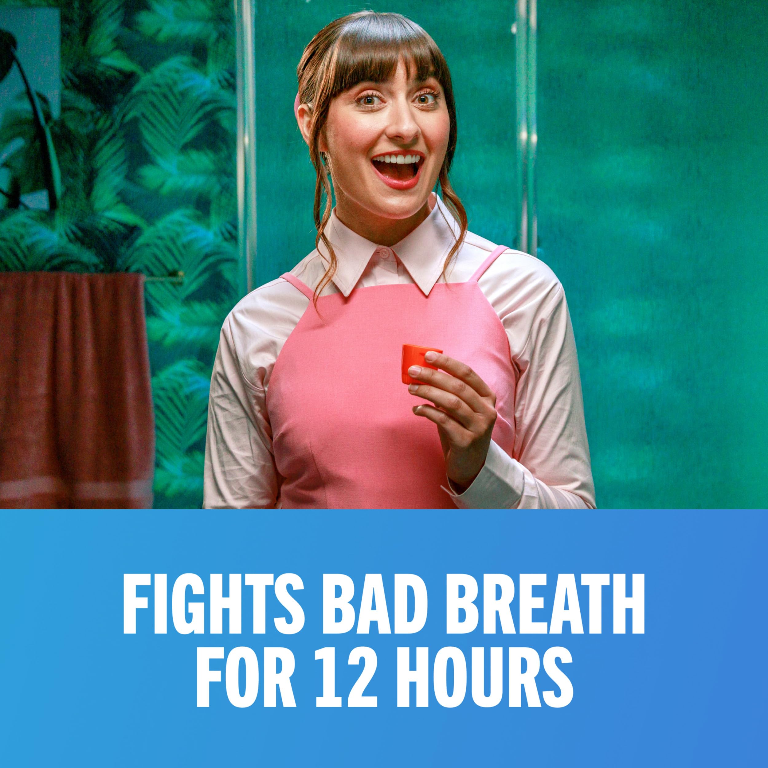 TheraBreath Fresh Breath Mouthwash, Icy Mint Flavor, Alcohol-Free, 16 Fl Oz (Pack of 2)