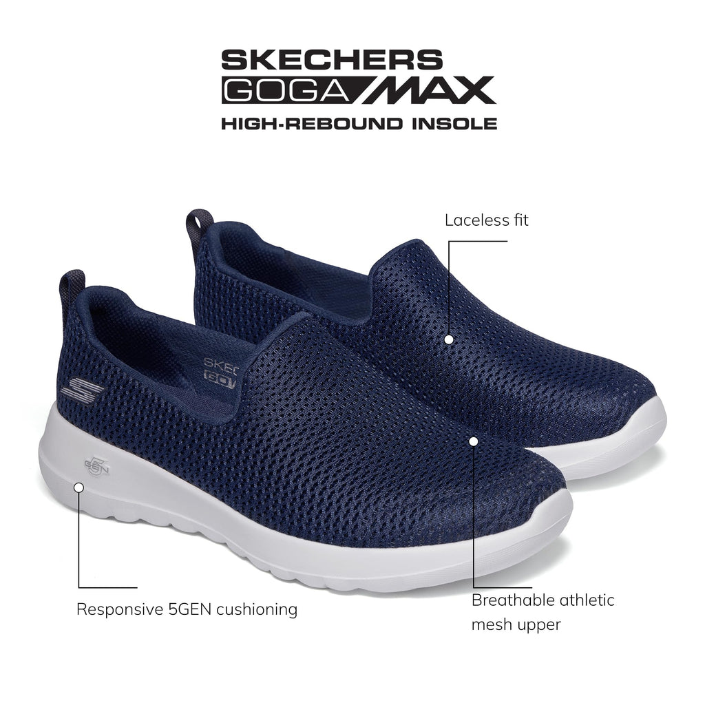 Skechers Women's Go Walk Joy Sneaker, Navy/White, 7