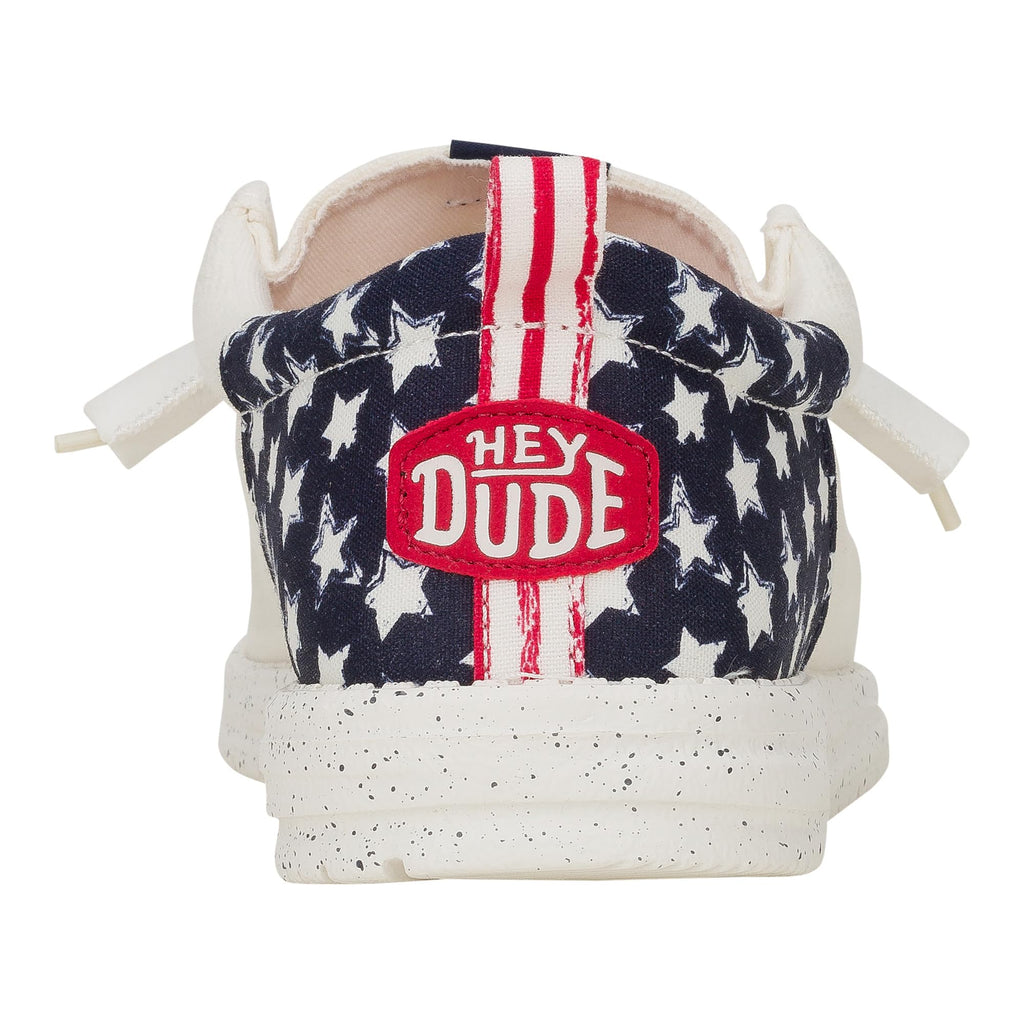 HEYDUDE Wally Funk Americana Stars - White/Navy Blazer