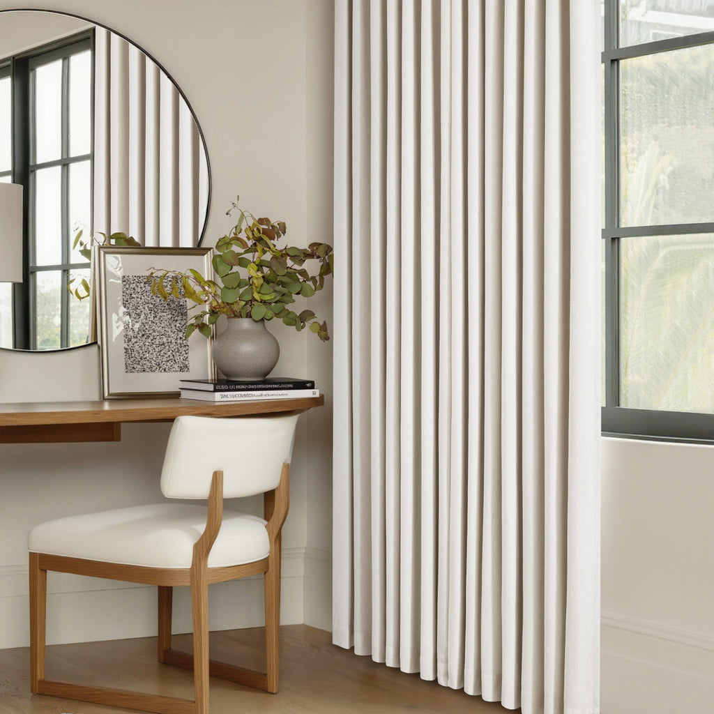 Natural Cream Linen Black Out Curtains 120 Inch Long for Living Room Bedroom 1 Panel Room Darkening Pinch Pleated Back Tab Extra Long Blackout Curtains Boho Farmhouse Thermal Insulated Drapes 60x120
