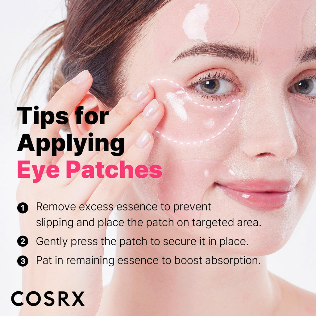 COSRX Limited Pink Edition Pink Peptides Collagen Hydrogel Eye Patch – Valentine’s Day Gifts for Girls and Women, Under Eye Mask for Puffy Eyes and Dark Circles, 60 Patches, Korean Skin Care