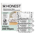 The Honest Company Hypoallergenic Multi-Use Baby Wipes for Sensitive Skin Baby Pattern Play 288 Count