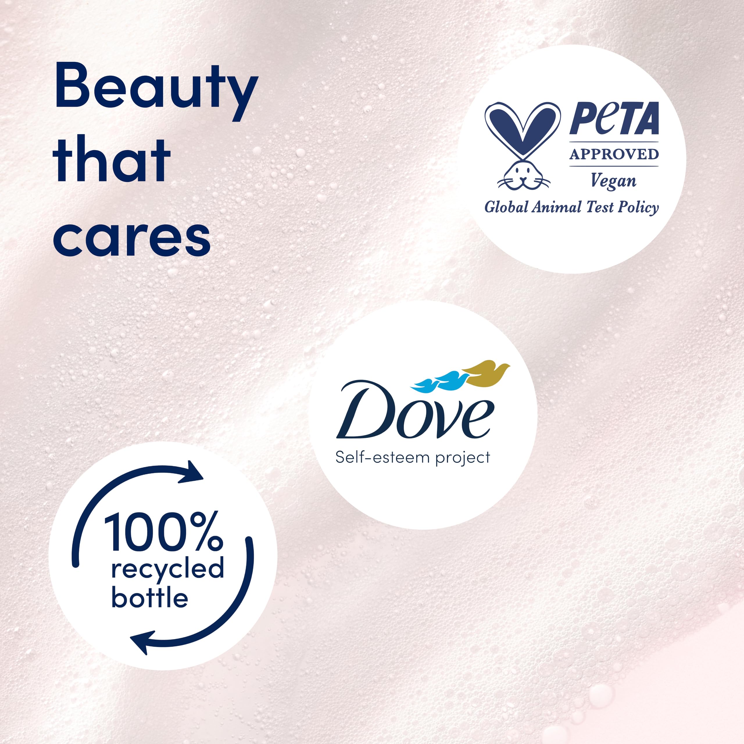 Dove Calming Caring Bath Shea Butter and Warm Vanilla, 450 ml, Packaging may vary