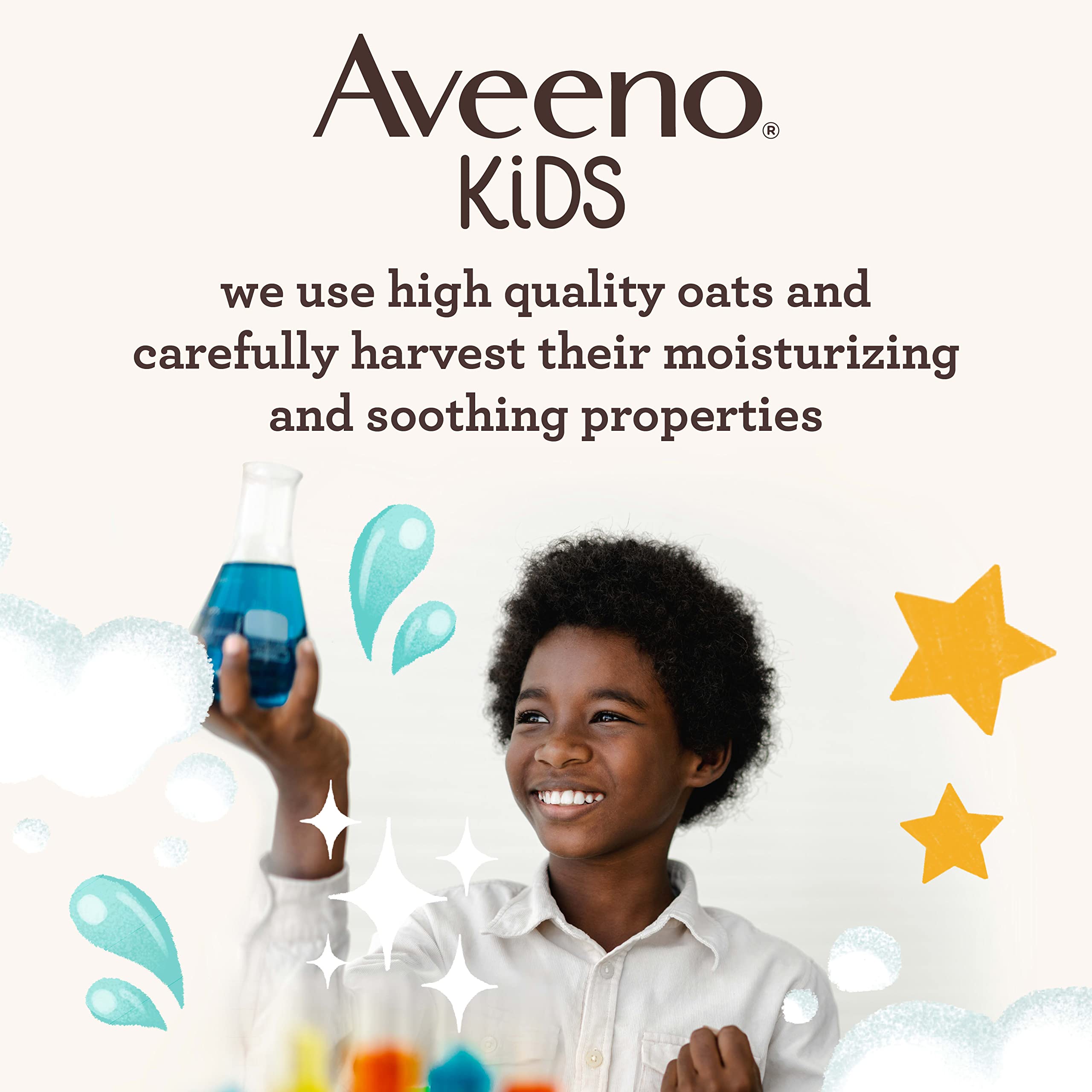 Aveeno Kids Hydrating Detangling Spray with Oat Extract, Quickly Detangles Hair, Tear-Free, Gentle on Sensitive Skin & Scalp, Detangler Spray for Kids, Hypoallergenic, 10 fl. oz