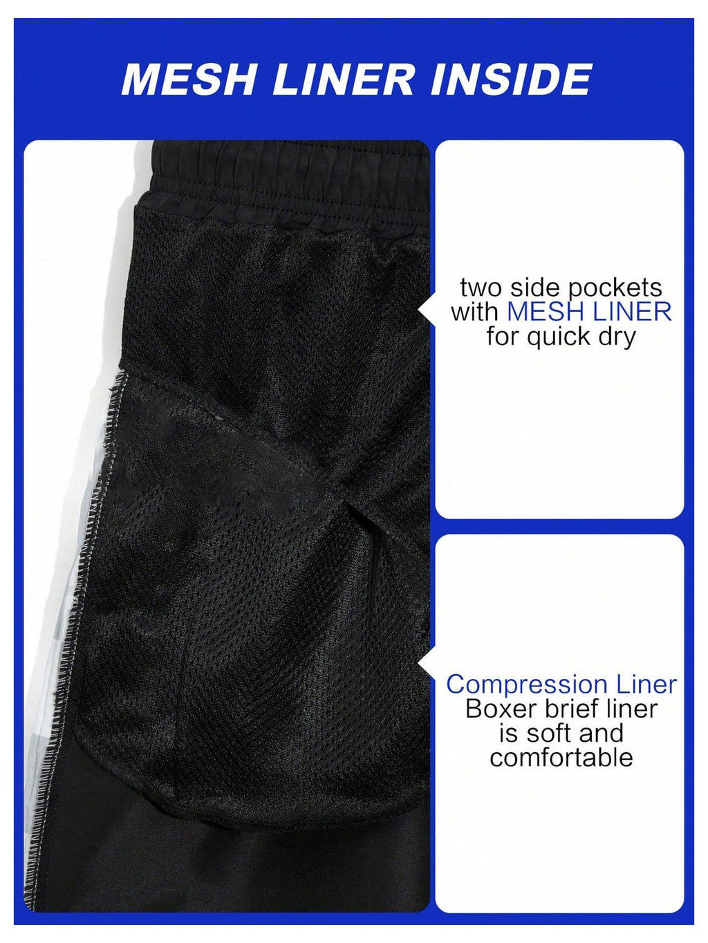 WDIRARA Men's Graphic Print Colorblock Drawstring Waist Active Pocket Shorts Black Checkered Medium