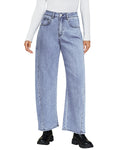 luvamia Women's Stretch Jeans Women’S Jeans Baggy Barrel Jeans for Woman Y2K Jeans Women Relaxed Fit Jeans for Women High Rise Barrel Jeans Women Roadknight Blue Size Medium US Size 8 to Size 10