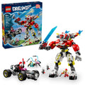 LEGO DREAMZzz Cooper's Tiger Mech & Zero's Hot Rod Car Toy - Building Robot Toy for Kids, Boys and Girls, Ages 9+ - Building Kit for Pretend Play - Gift Idea for Birthdays - 71497
