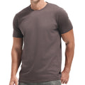 VEIISAR Crew Neck Tees Premium Men's T-Shirts - Soft and Fit Mens T-Shirt - Casual Stylish Tee for Men Brown S