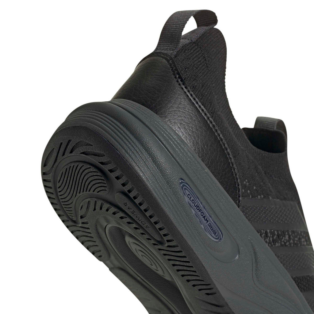 adidas Men's Cloudfoam Cuxxion - Sock, Black/Carbon/Grey, 10.5