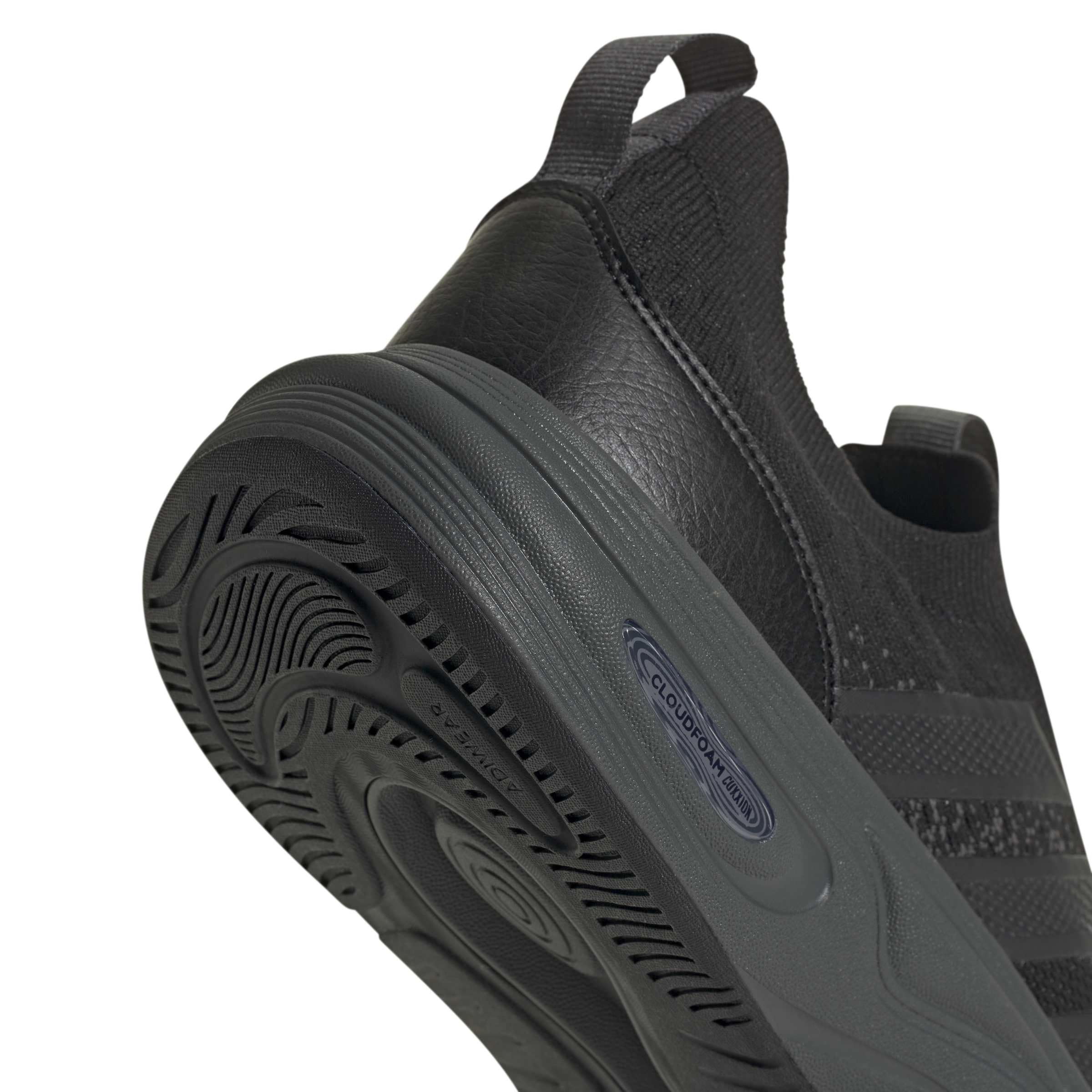 adidas Men's Cloudfoam Cuxxion - Sock, Black/Carbon/Grey, 10.5