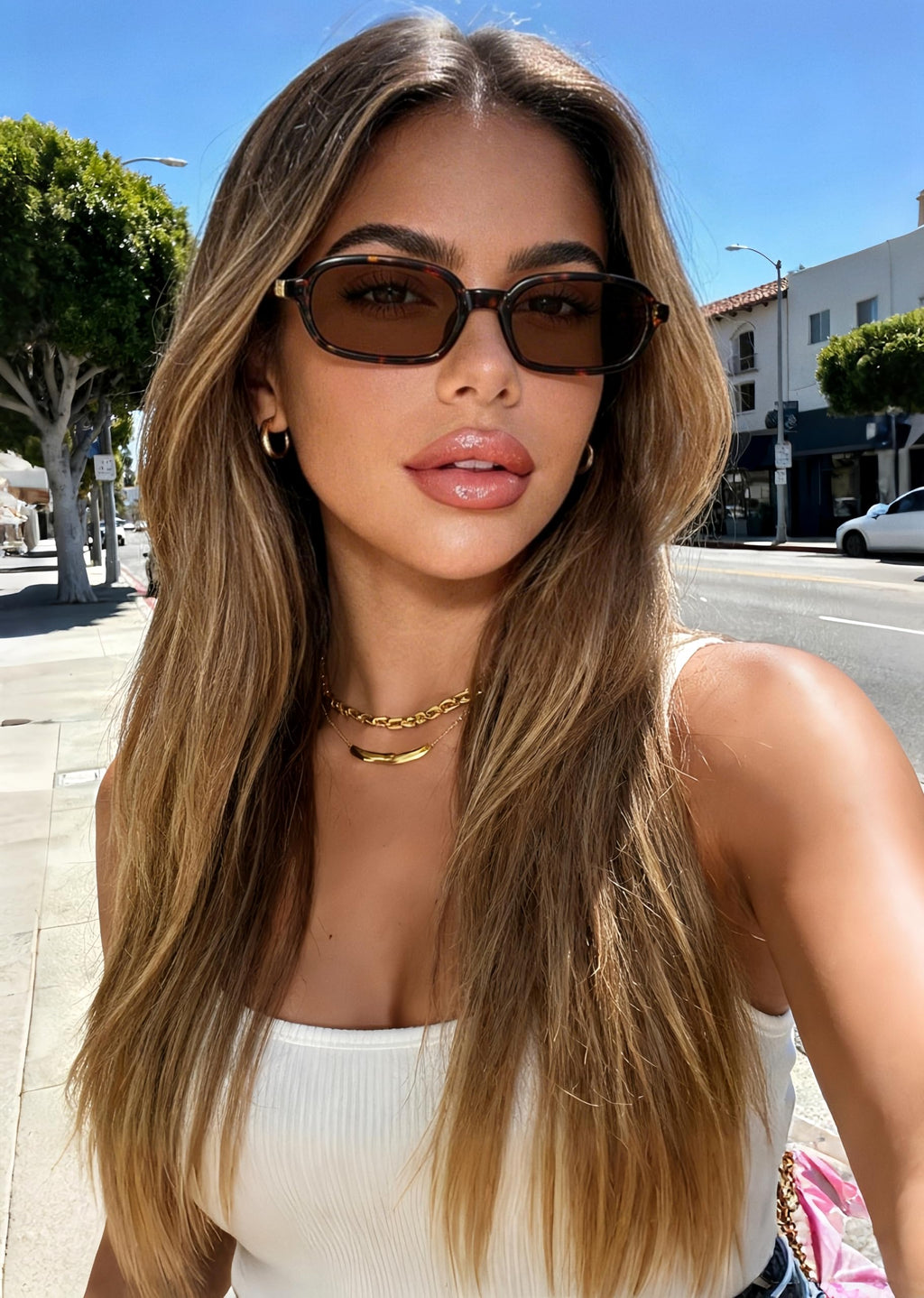 Colrea Retro Rectangle Sunglasses for Women Men Trendy Vintage Small Square Sun Glasses 90s Fashion Cute Sunnies UV400 Protection CL010