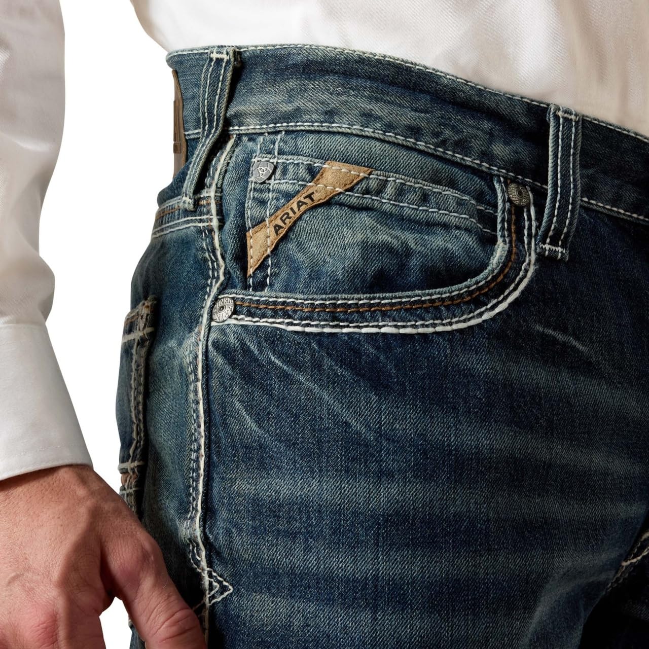 ARIAT Men’s M4 Low Rise Coltrane Boot Cut Jean